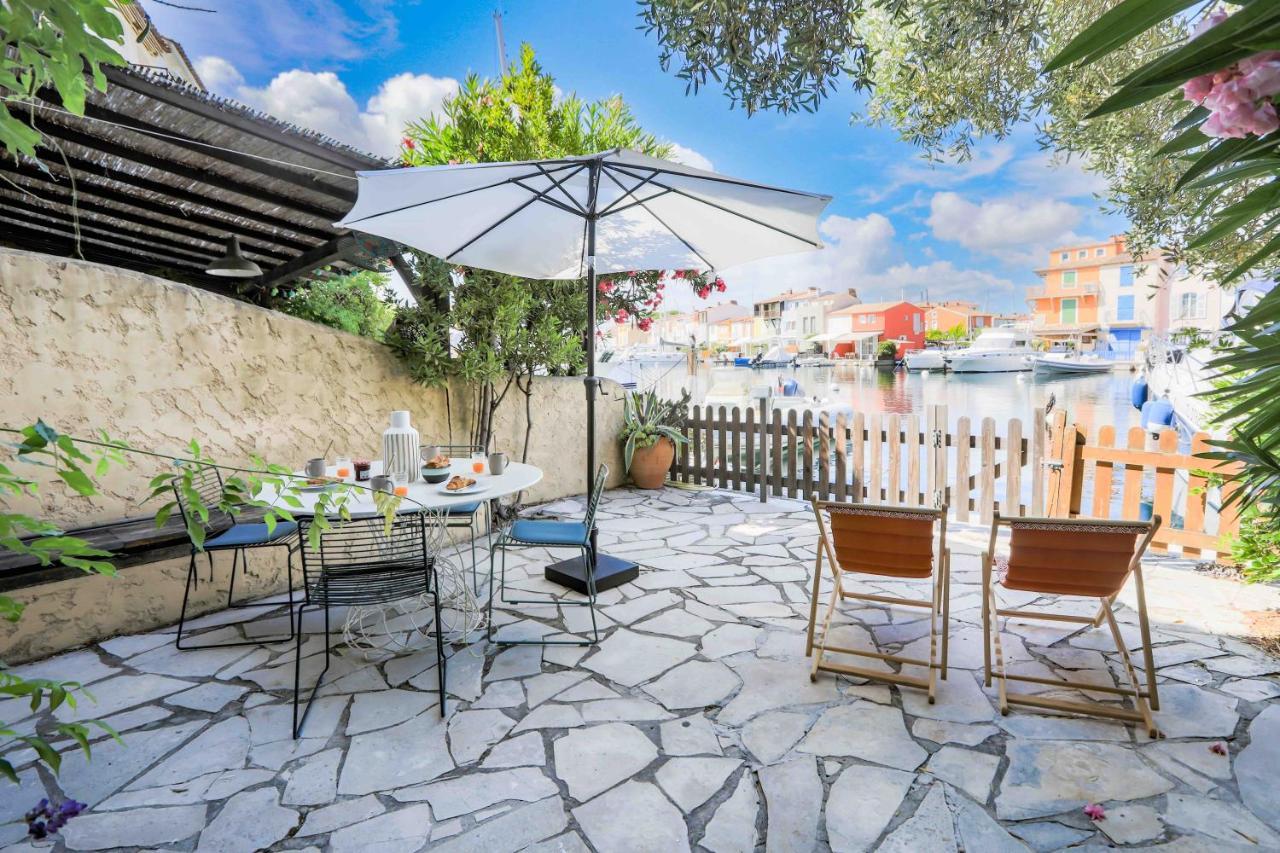 Appartement Amour Terrasse Sur L'Eau Grimaud Kültér fotó